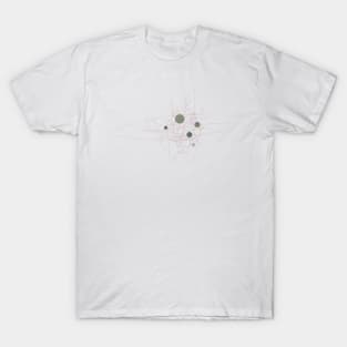 bubbles circles - planet T-Shirt